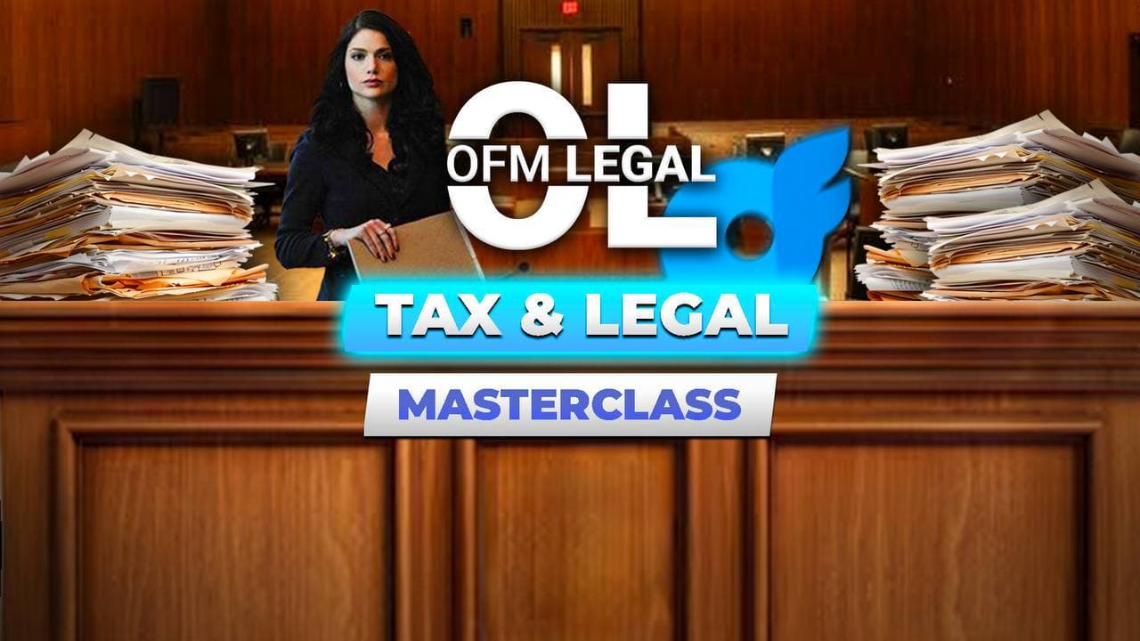 Tax & Legal Masterclass: Alles, was du über Firmenstrukturen, Besteuerung, Rechnungsstellung und Auszahlungslösungen wissen musst
